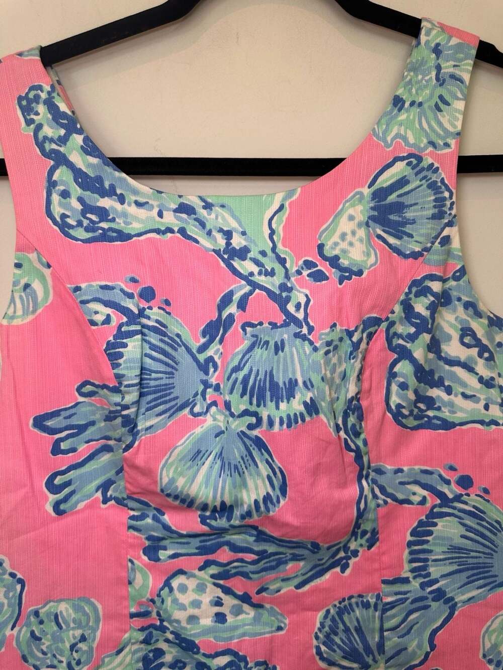 100% Cotton Lilly Pulitzer Cathy Shift Dress Size 4 Pink Pout Barefoot Princess - Picture 7 of 8